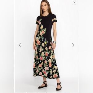 Johnny Was Floral Janie Cap Sleeve Dress